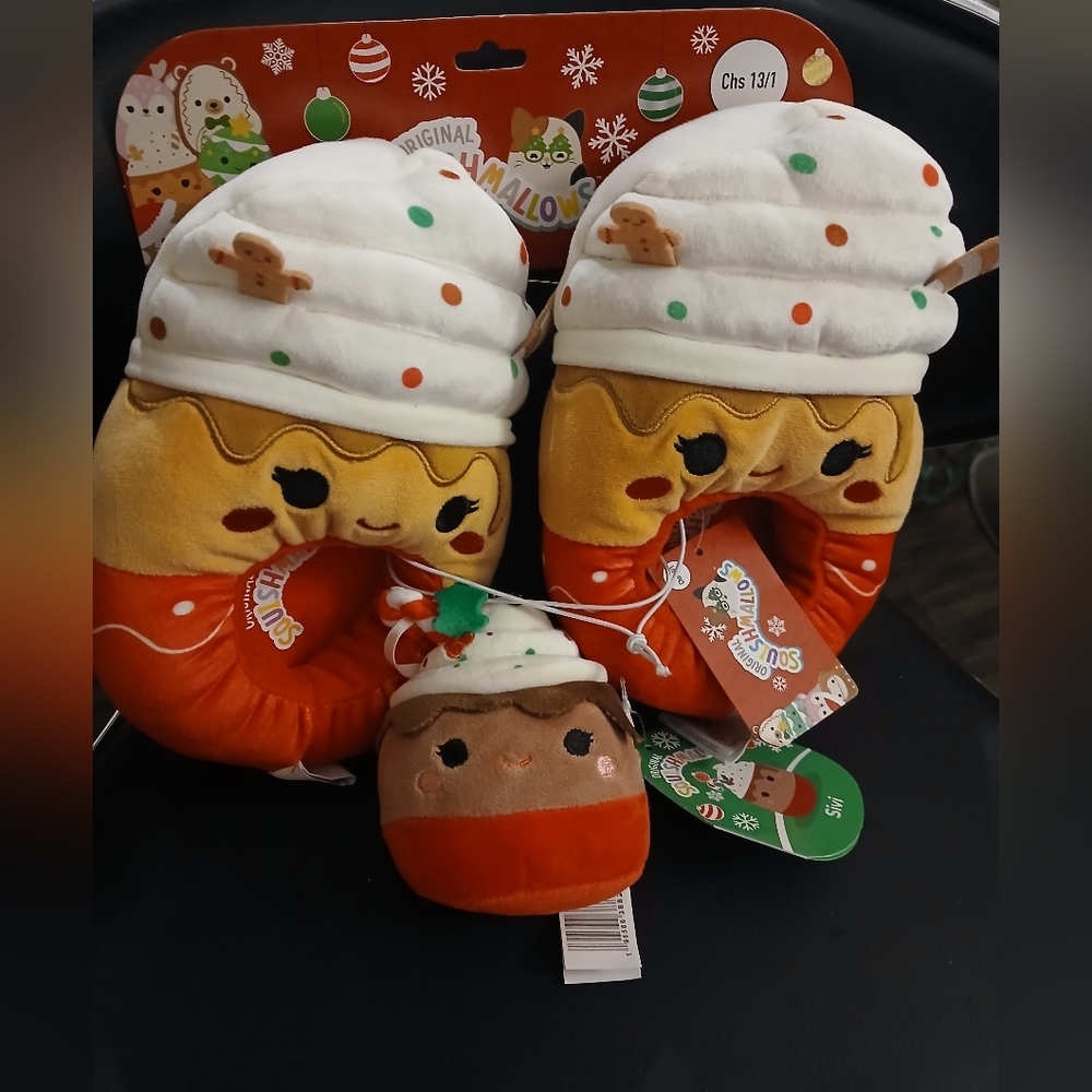 Nwts Squishmallow Lot Slippers Size 13/1